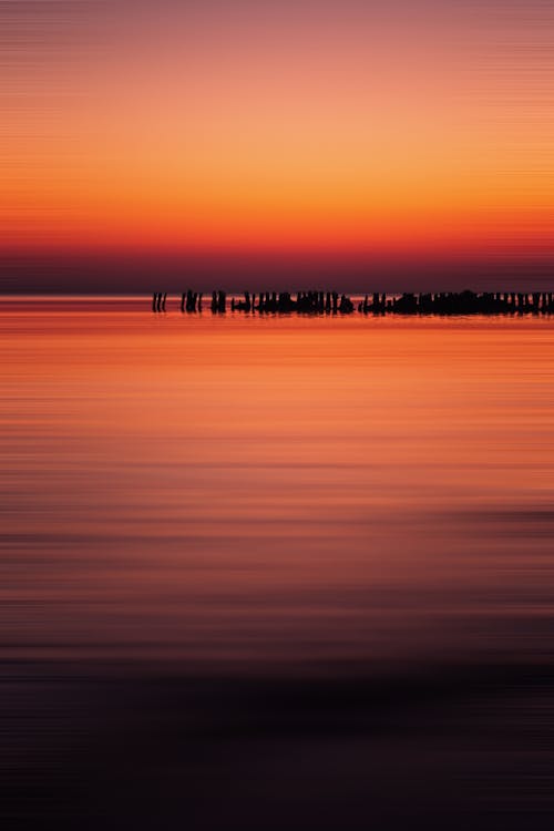 Foto d'estoc gratuïta de alba, claror crepuscular, llac