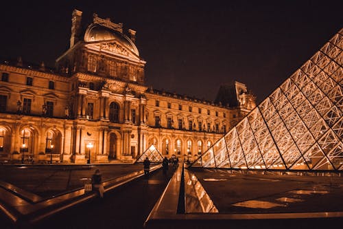Louvre Museum during Nighttime 