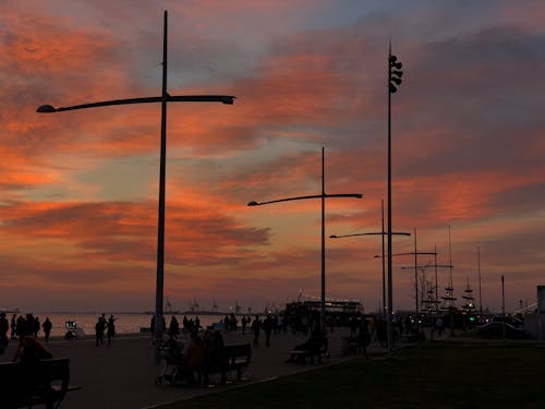 Бесплатное стоковое фото с вечер, вечер-небо, греция