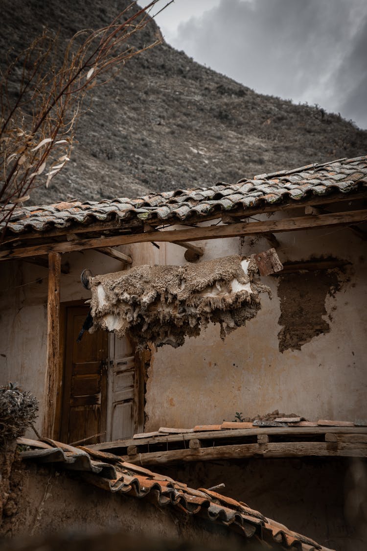 Worn Out Wooden House 