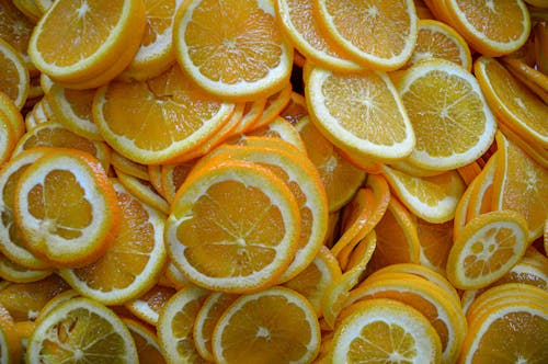 Sliced Oranges Fruits in Close-Up Photography