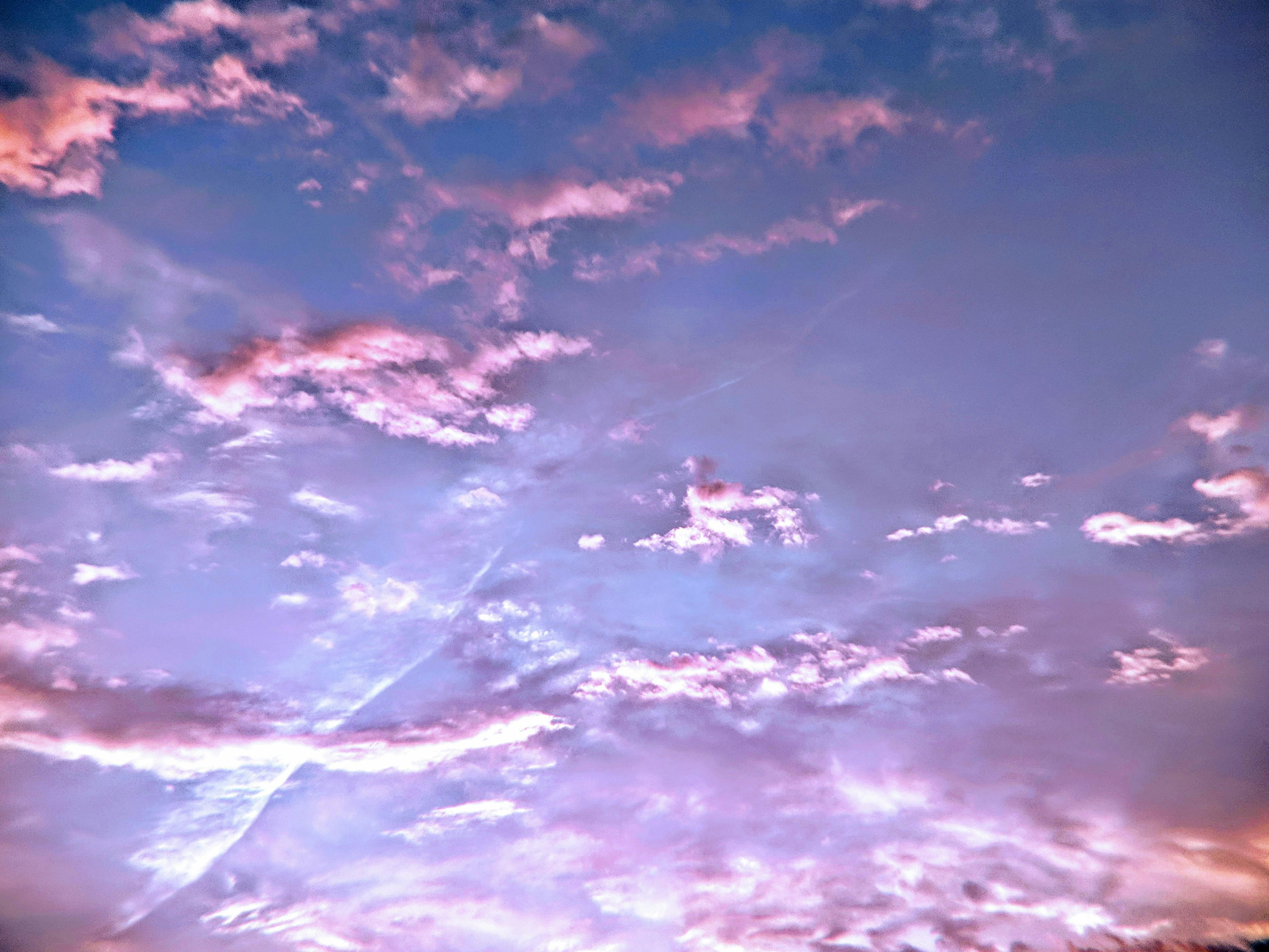 Free stock photo of clouds, purple sunset, sky