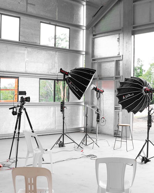 Professional Photo Equipment Set in Atelier
