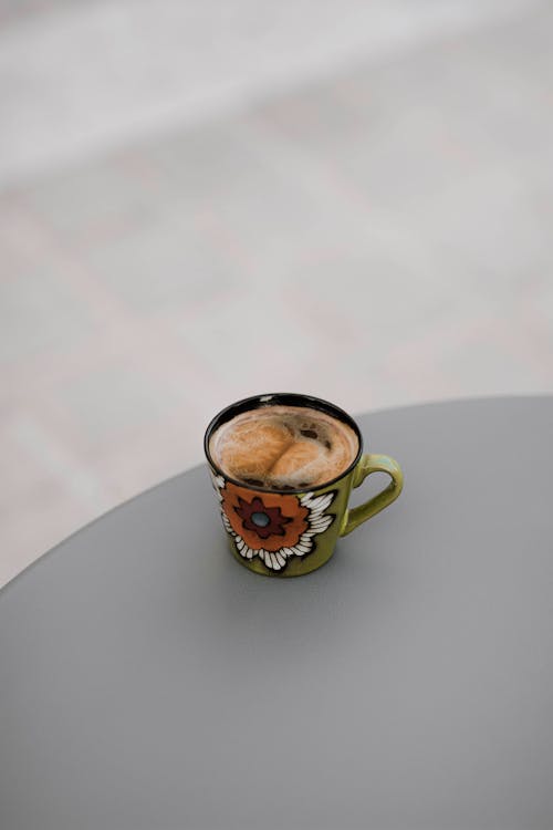 คลังภาพถ่ายฟรี ของ กาแฟอาราบิก้า, กาแฟในถ้วย, คาปูชิโน่