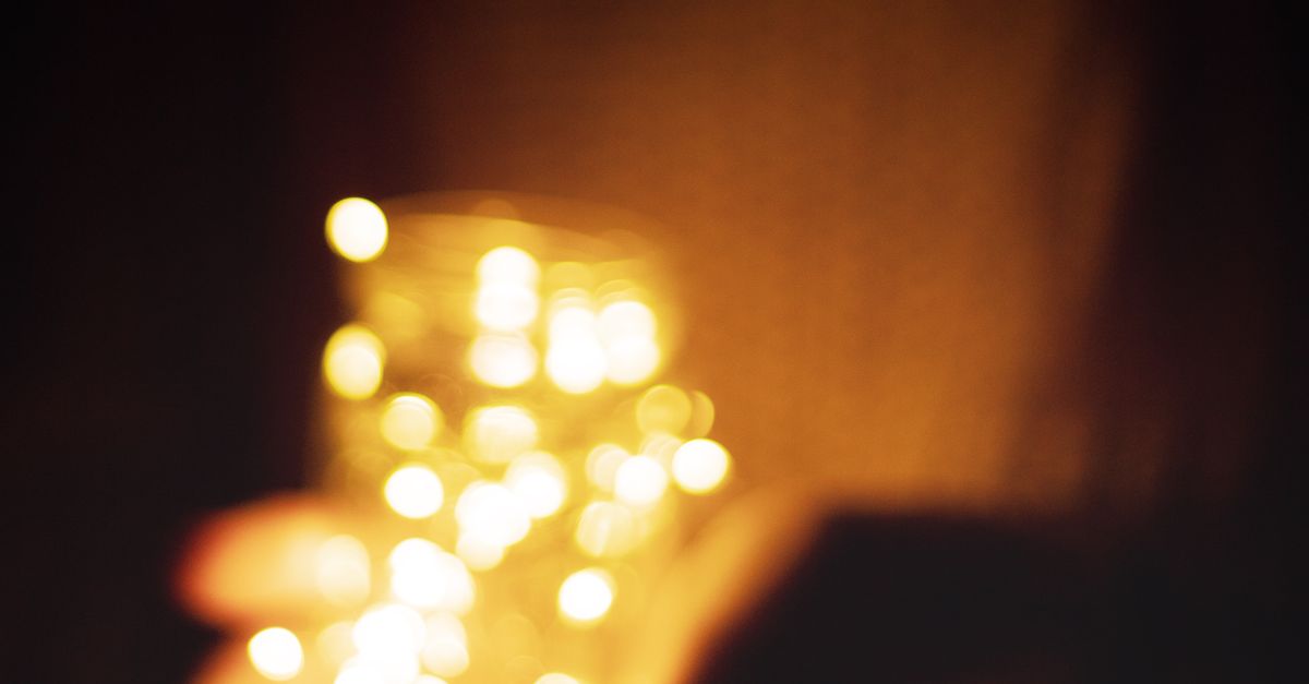 Bukeh String Light Bokeh of Lighted String Lights · Free Stock Photo
