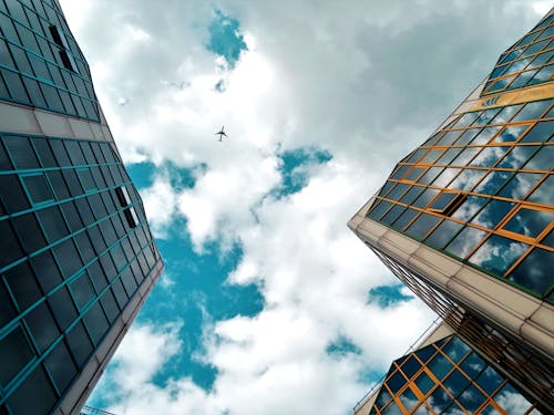 Worm's Eye View Of Buildings