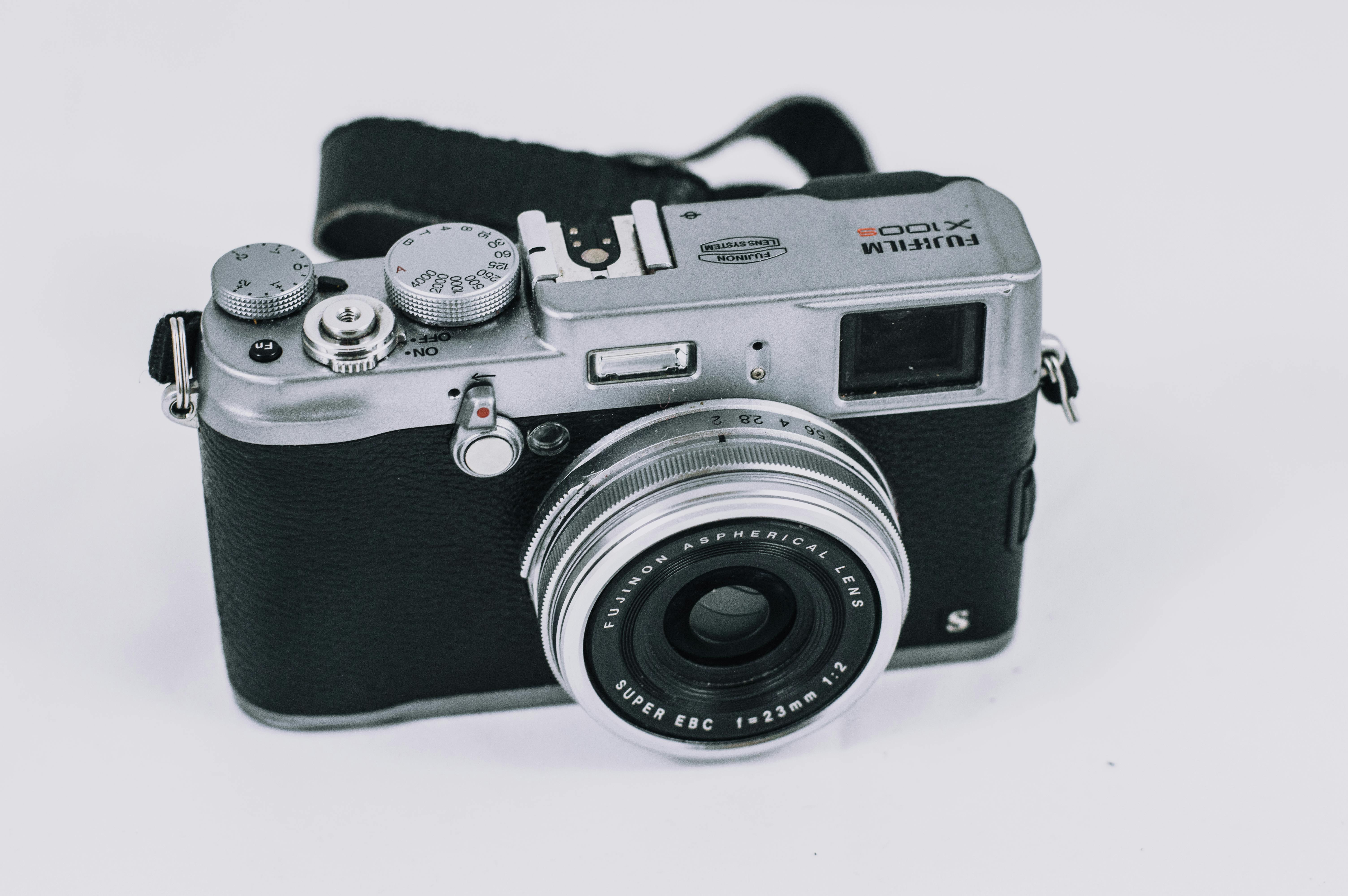 Black and Gray Fujifilm Camera · Free Stock Photo