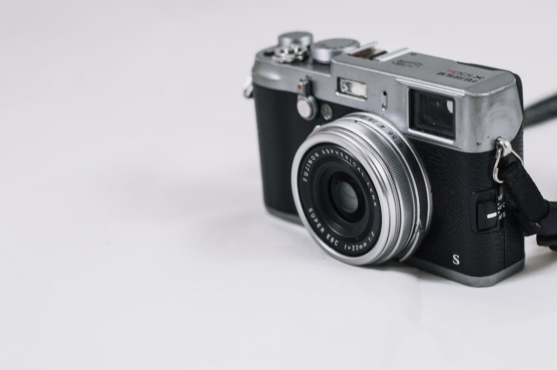 Black and Silver Film Camera