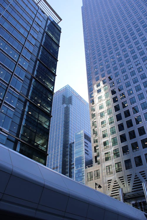 Low Angle Shot of Modern Buildings 