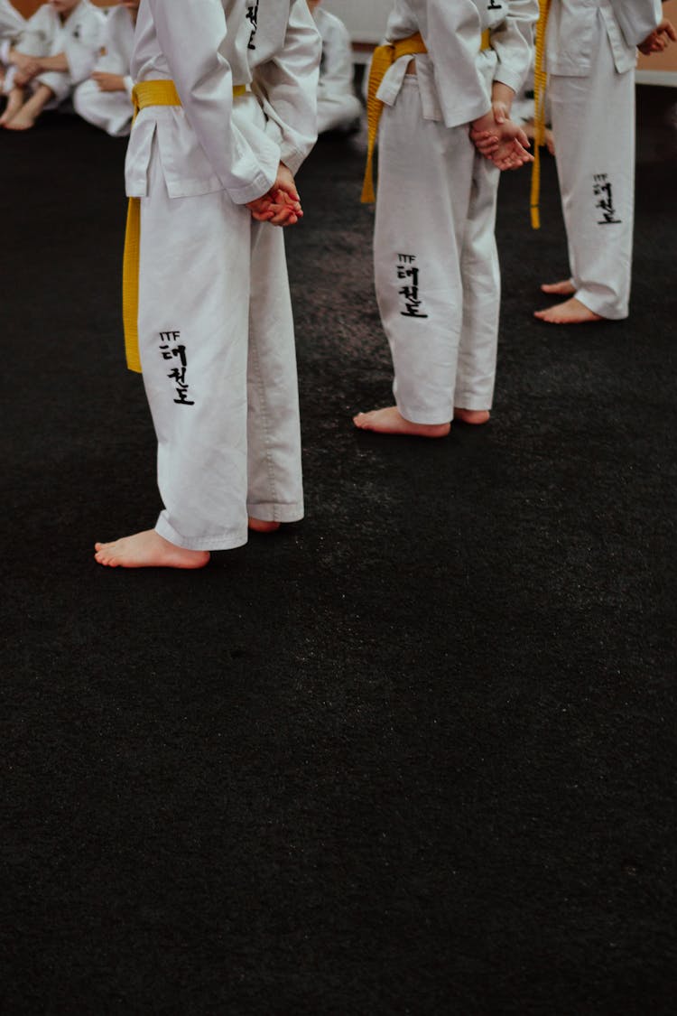 Boys On Karate Training