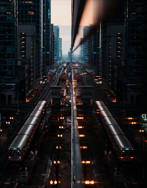 Foto profissional grátis de arranha-céus, carros, cidade