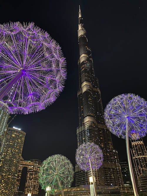 Burj Khalifa During Night Time