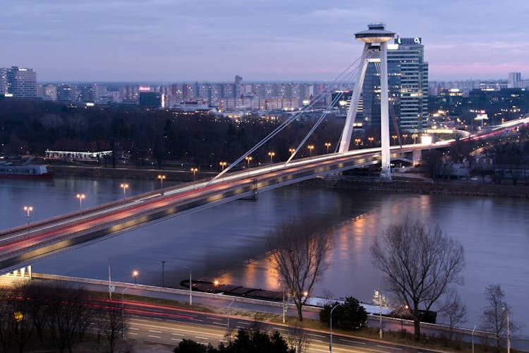 The Most SNP Bridge In Slovakia