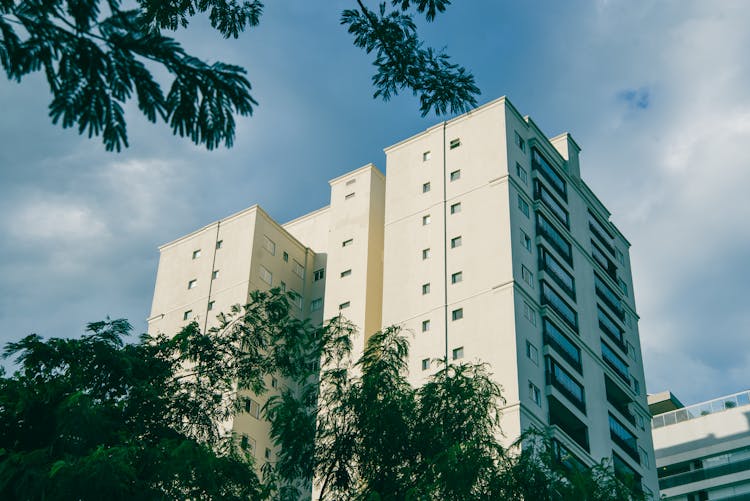 Low Angle View Of A Residential Building