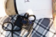 Analog Camera on Top of a Blanket