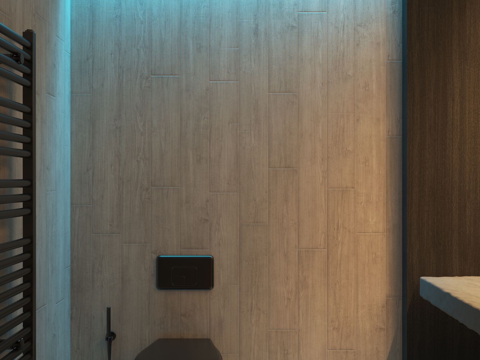 Membrane shutter with a routed profile