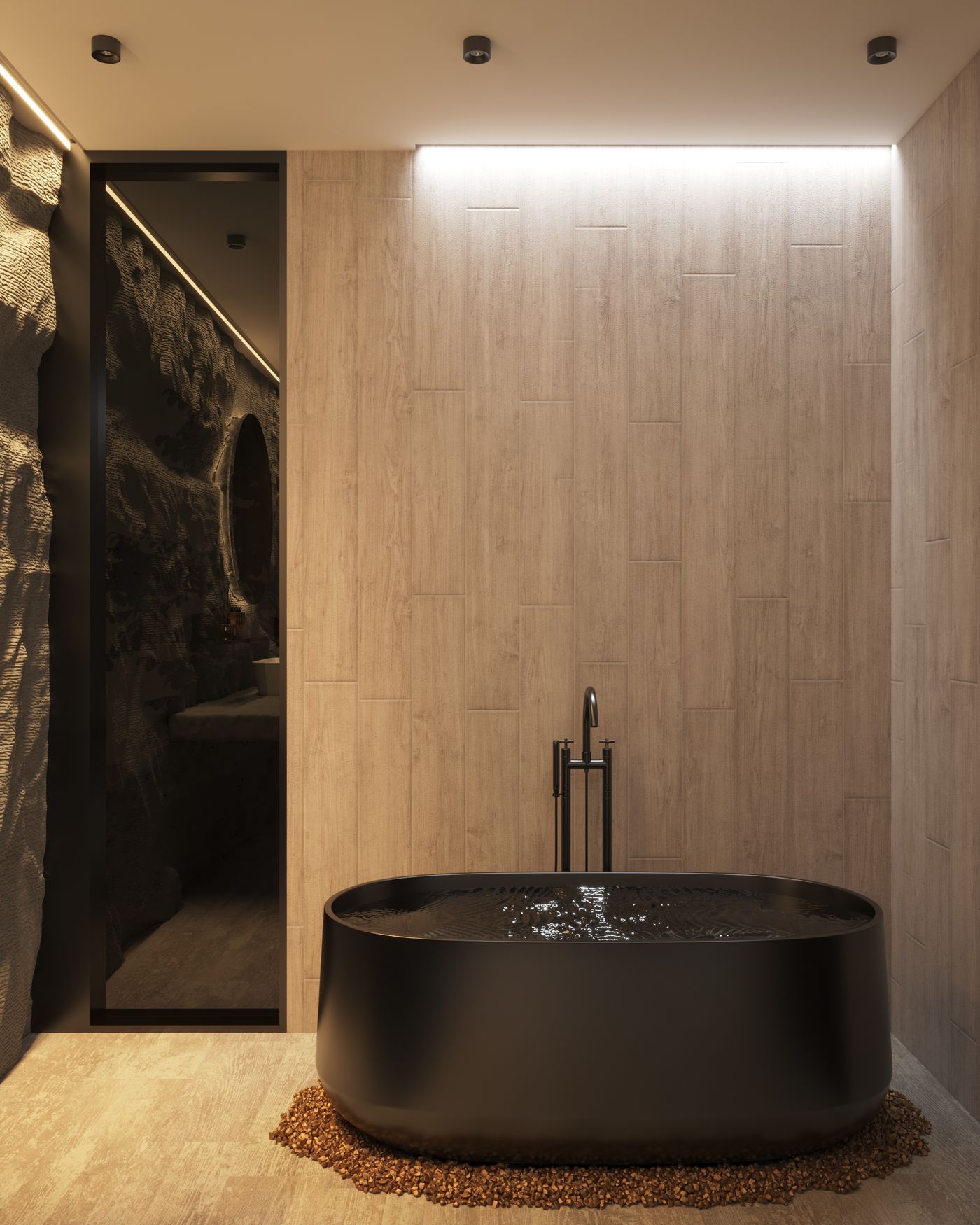 Vasca Freestanding in Resina Pietra