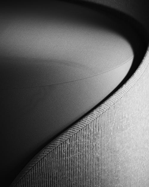 Texture of Furniture in Black and White View