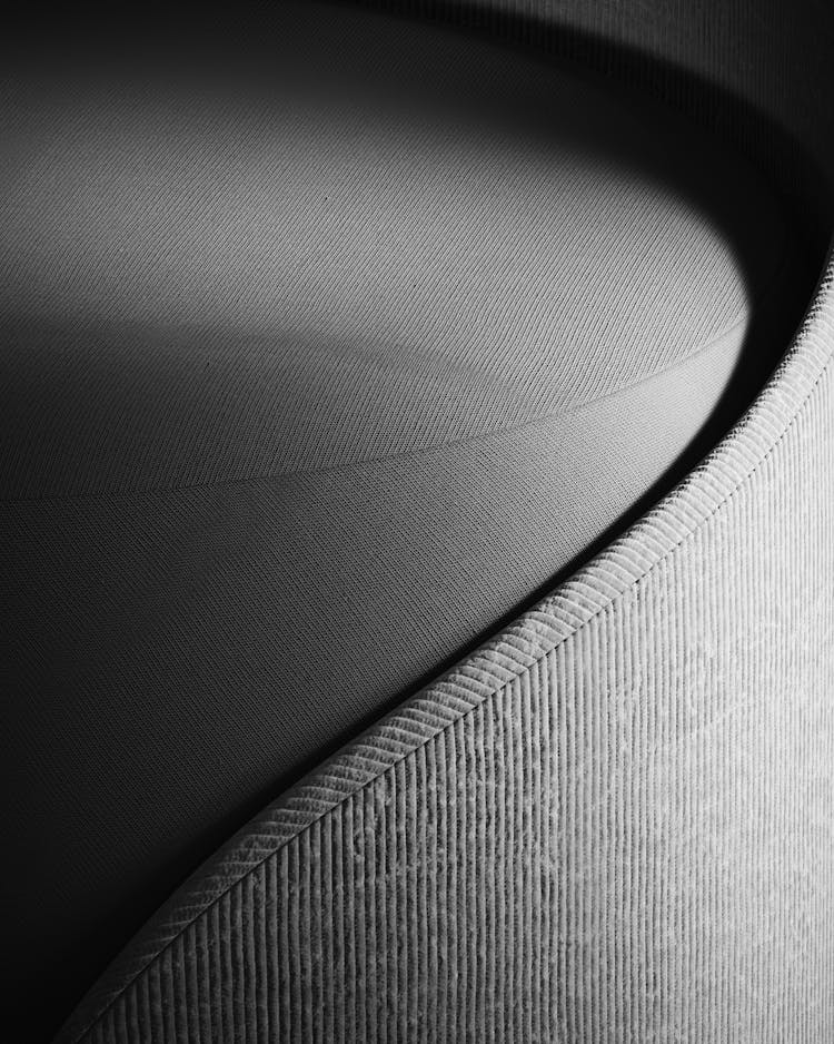 Texture Of Furniture In Black And White View