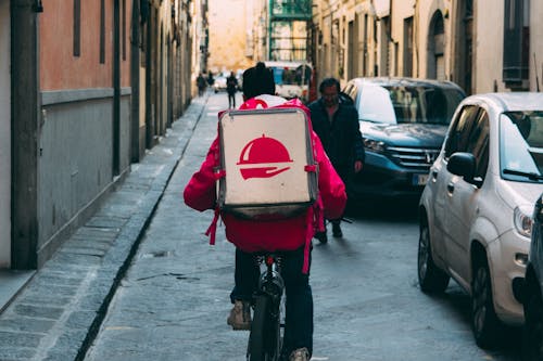 Free stock photo of bicycle, city, delivery