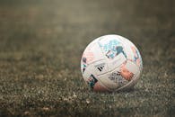 A Soccer Ball on the Grass
