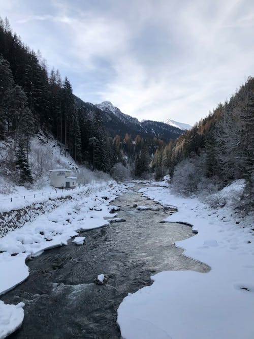 Cold River Flow During Winter