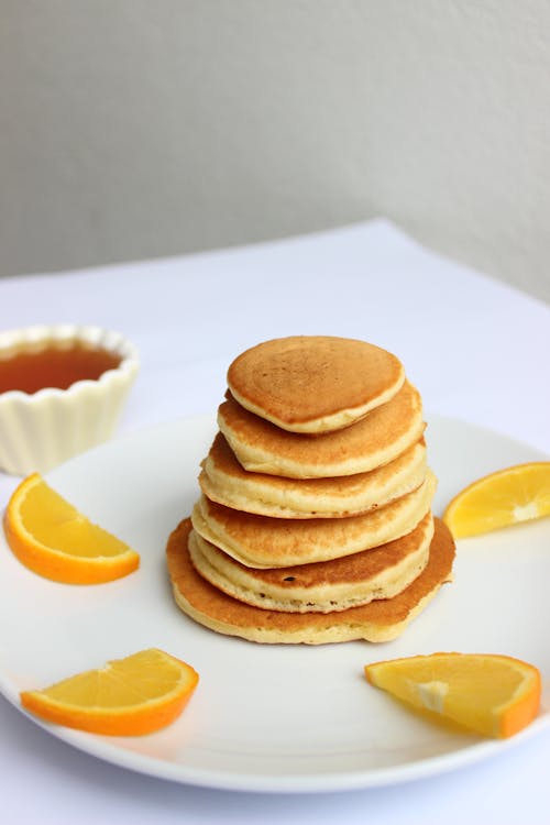 A Stack of Pancakes on a Plate
