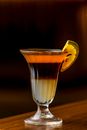 Clear Drinking Glass With Orange Juice