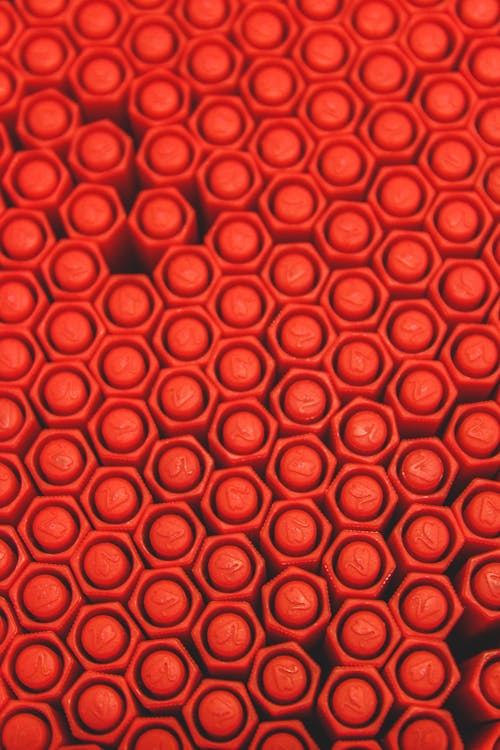 Plenty of Red Hexagons 