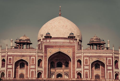 Front View of the Humayun's Tomb in Delhi India