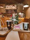Foods And Drinks Inside a Coffee House