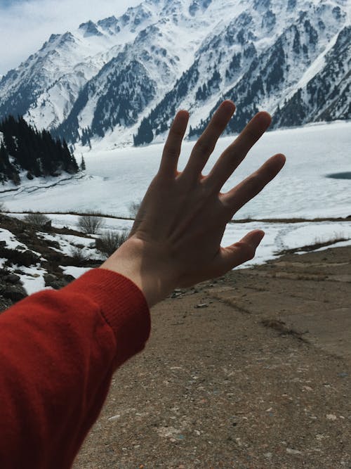 ハンド, 冬, 山岳の無料の写真素材