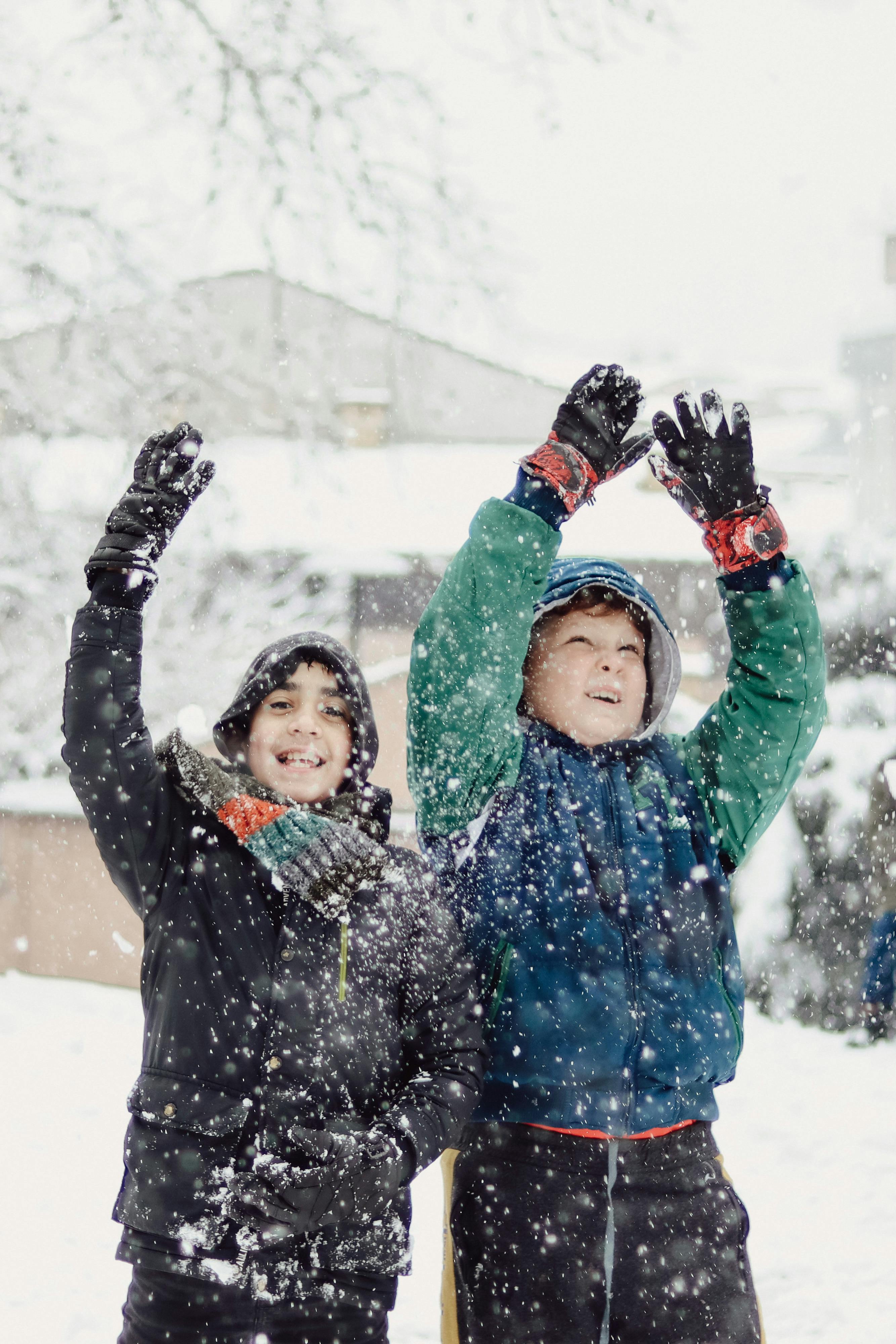 warm wool and fleece fabrics for children's winter clothes