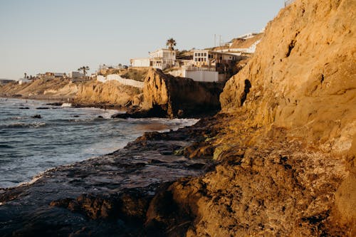 Rocky Shore during Golden Hour