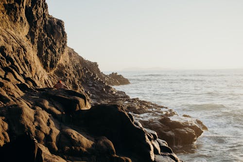 Rocky Shore during Golden Hour