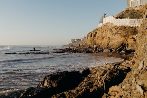 Rocky Shore during Golden Hour