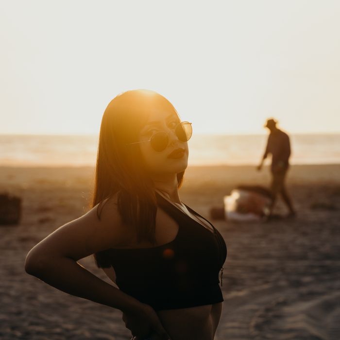Golden hour beach candid, photo by Studio 31 on Pexels