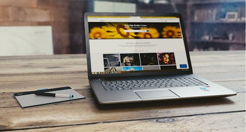 Free Gray Laptop Computer Stock Photo