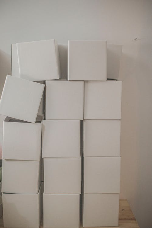 Základová fotografie zdarma na téma bílá, kartonové krabice, krabice