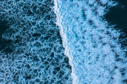 Arial Photography of Sea Waves