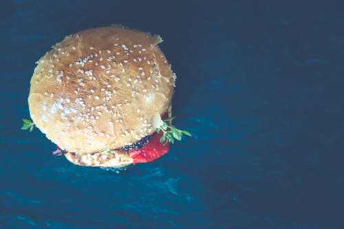 Burger With Tomato and Lettuce