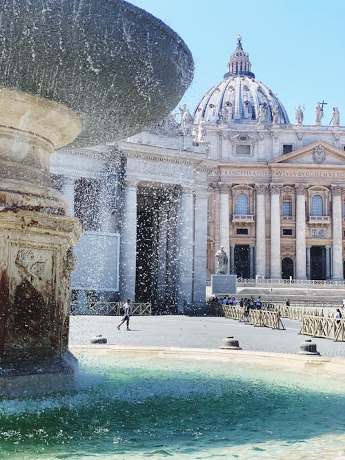 The Bernini Fountain at St. Peter's Square in Rome