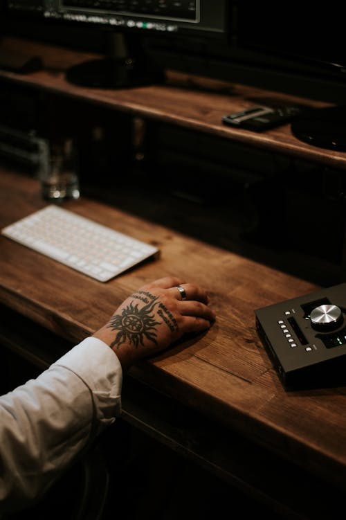 Man in a Music Studio 