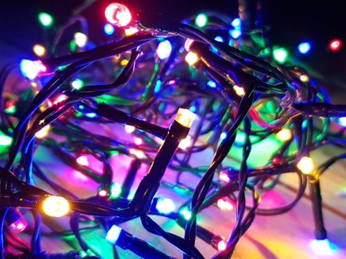 Free stock photo of aesthetic, christmas lights, fun Stock Photo