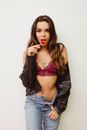Sleazy Woman with Lollipop