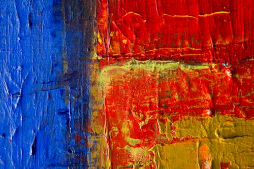 Red, Yellow, And Blue Painting