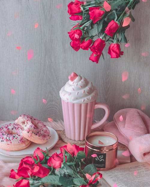 Ilmainen kuvapankkikuva tunnisteilla esteettinen, hyvää ystävänpäivää, pinkit ruusut Kuvapankkikuva