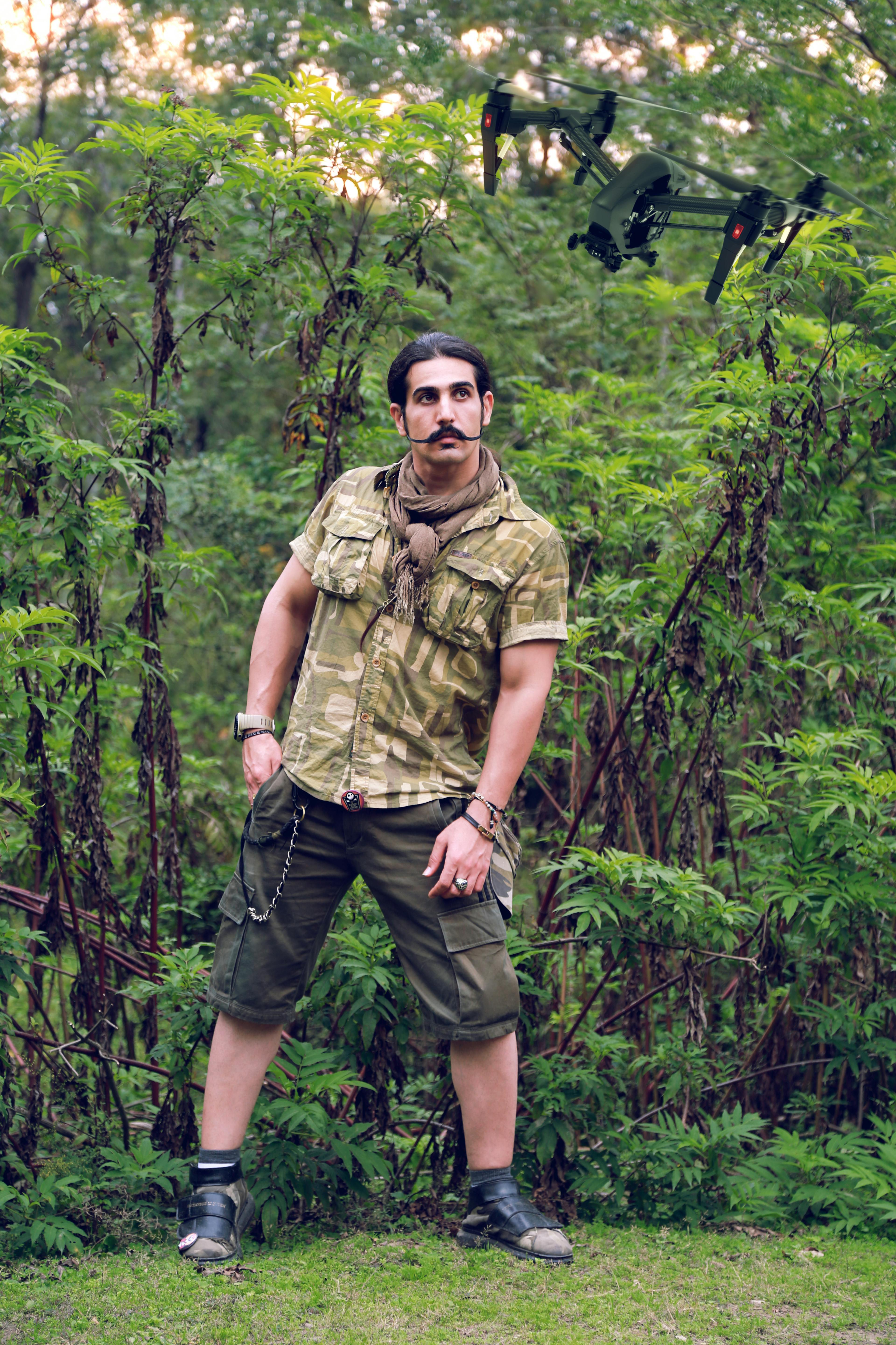 wood nature fashion man