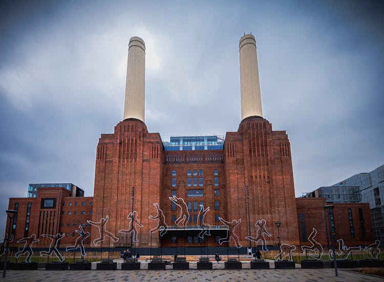 Low-Angle Shot Of Battersea Power Station In London, England
