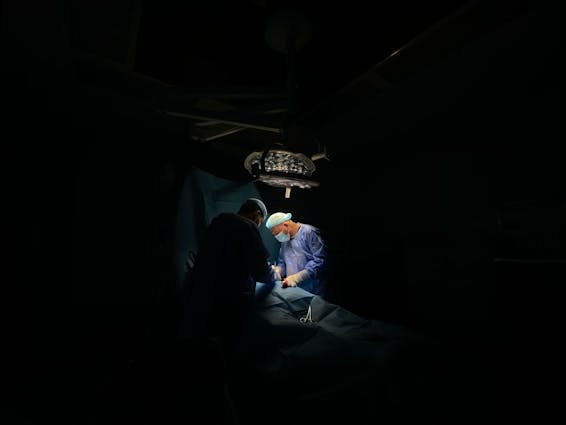 Surgeons during Surgery